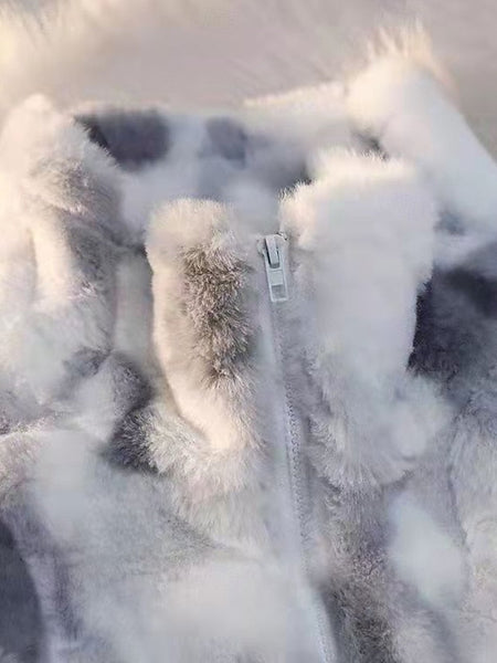 Fur Faux Women's Fleece Teddy Warm Coat Jacket FashionChic