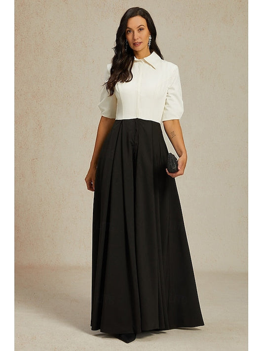 Dress of Collar Mother the Shirt Party A-Line Elegant Bride FashionChic