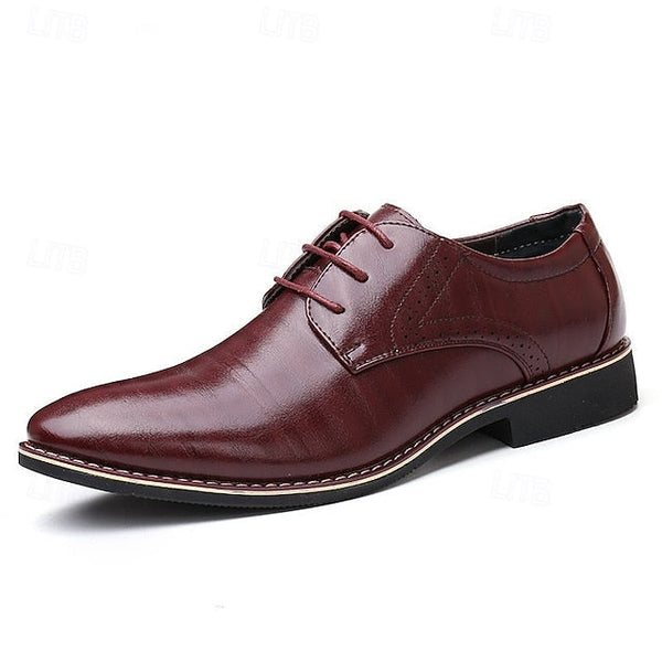 Oxfords Shoes Dress Business Men's Classic Derby FashionChic