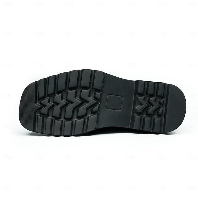 Men's Business Suede Cowhide Loafers -Classic Leather FashionChic