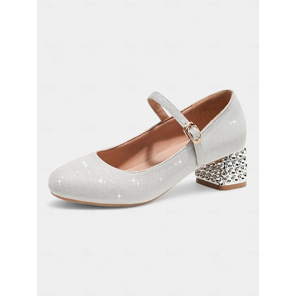 Women's and Glitter with Girls' Mary Dance Jane Shoes FashionChic