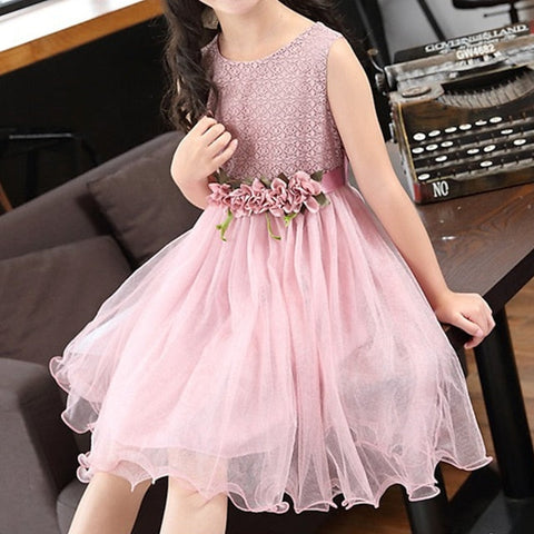 Girls' Flower Girl Party Dress Performance FashionChic