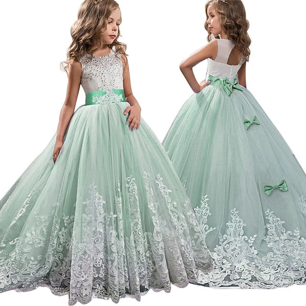Flower Girls' Wedding Kids Sleeveless Dress Girl FashionChic