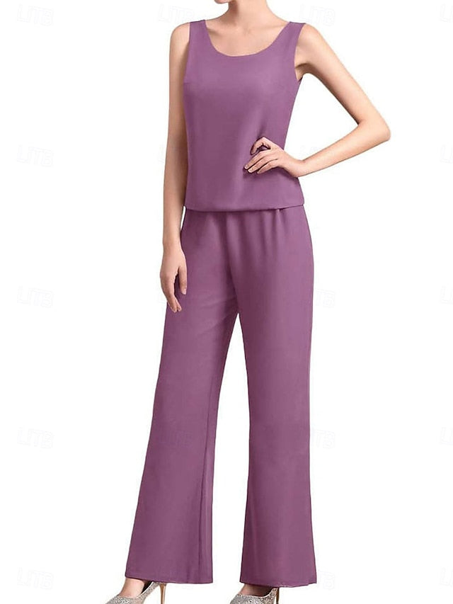 Elegant Simple Guest Bride Mother Dress the Pantsuit Wedding of FashionChic
