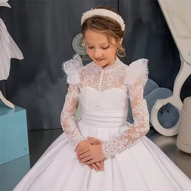 Girls' Girl Communion Party Dress First Flower FashionChic
