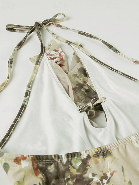 Women's Boho Shirt Blouse Flower Modern Boho Sleeveless