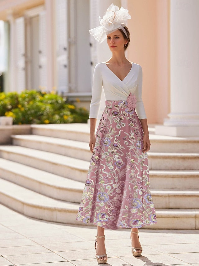 Wedding of Dress Beach Mother A-Line Bride the Elegant FashionChic