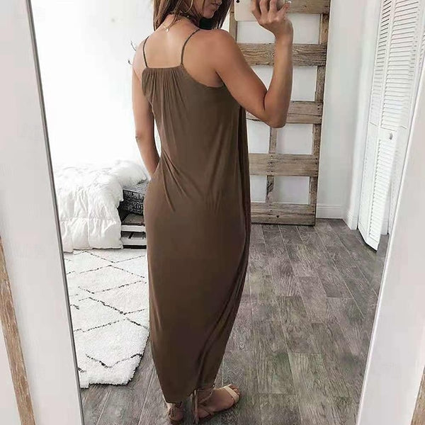 Women's Casual Dress Long Dress Maxi Dress Split Date