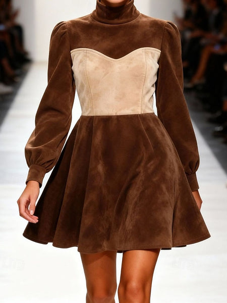 Women's Mini Dress Hoodie Dress Casual Dress Elegant