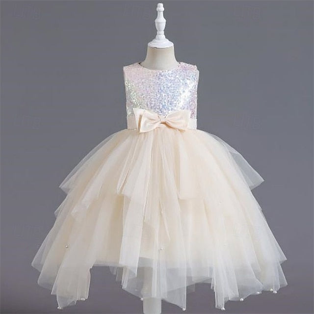 Kid's Girls' Dress Flower Girl Princess FashionChic