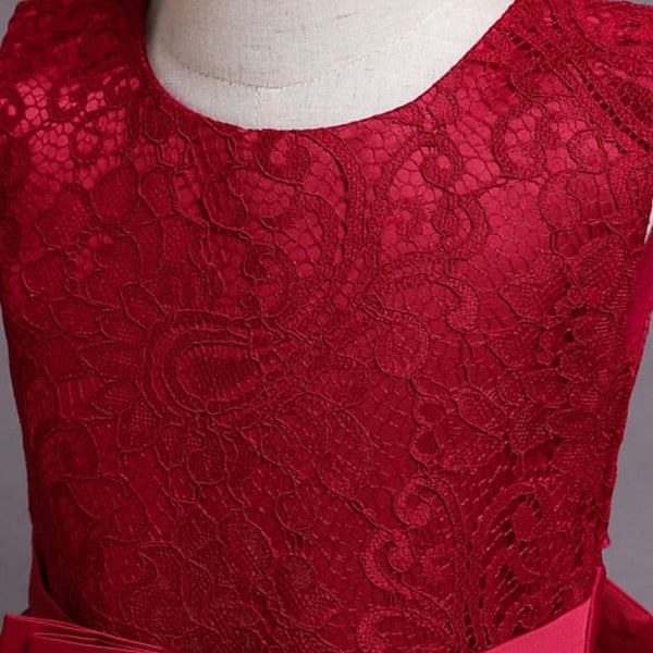 Dress Line Girls' Party Little A Floral Plain Kids FashionChic