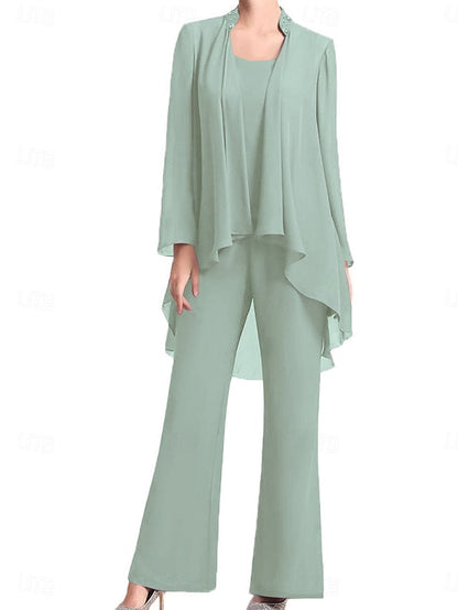 Elegant Simple Guest Bride Mother Dress the Pantsuit Wedding of FashionChic