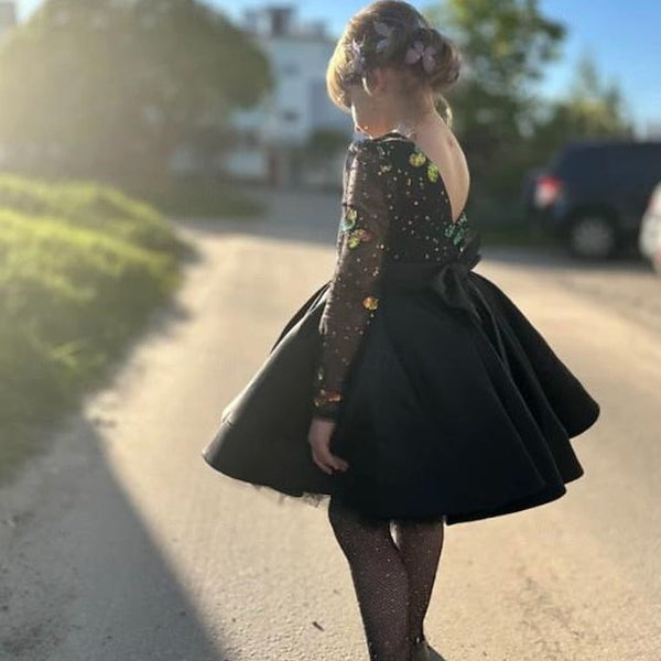 Girls' First Communion Girl Kids Dress Flower Party FashionChic