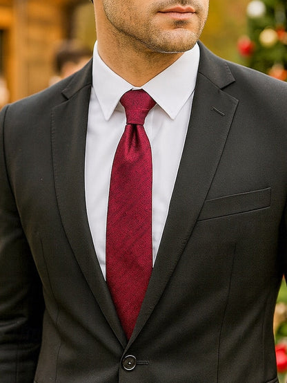Polyester Christmas Herringbone Men's Stylish – Tie FashionChic