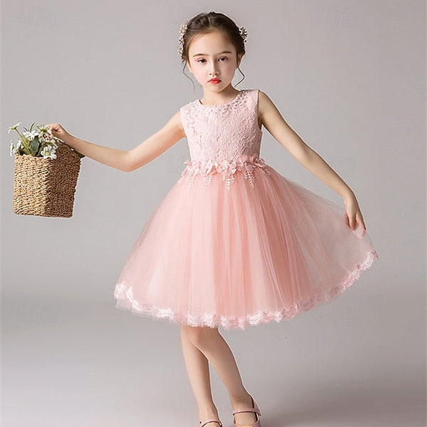 Princess Girl Girls' Kid's Flower Dress FashionChic