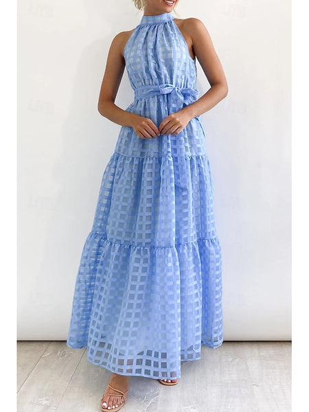 Women's Long Dress Maxi Dress Graduation Dress Halter Neck