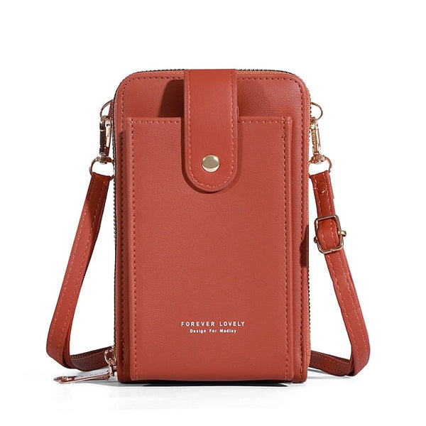 Mobile Phone PU Women's Bag Shoulder Crossbody FashionChic