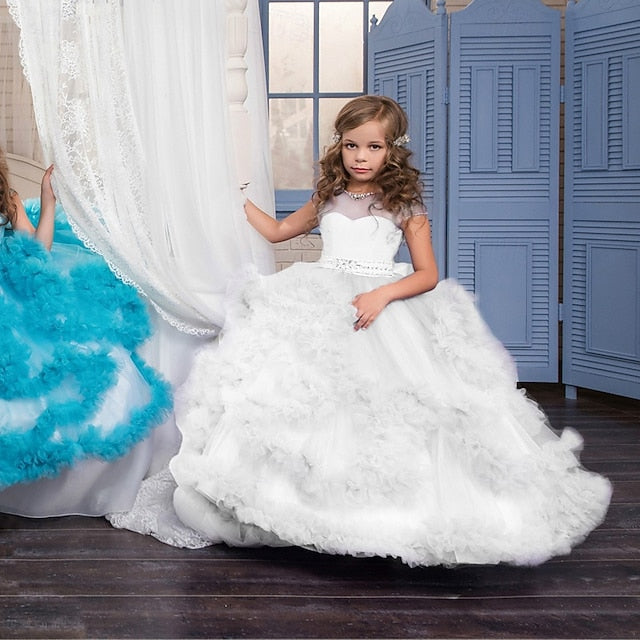 Girl Flower Dress Kid's Girls' Princess FashionChic