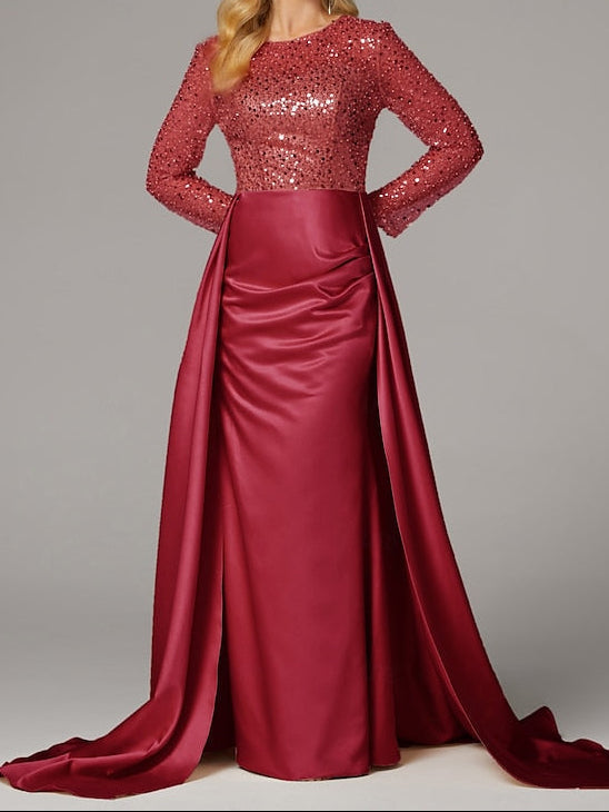 Masquerade Gown Dress Mermaid Carnival Floor Elegant Evening FashionChic