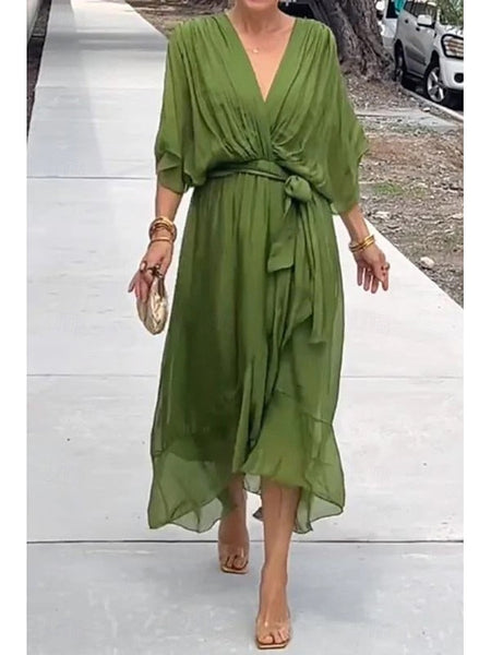 Women's Midi Dress Cocktail Dress Wedding Guest Dress FashionChic
