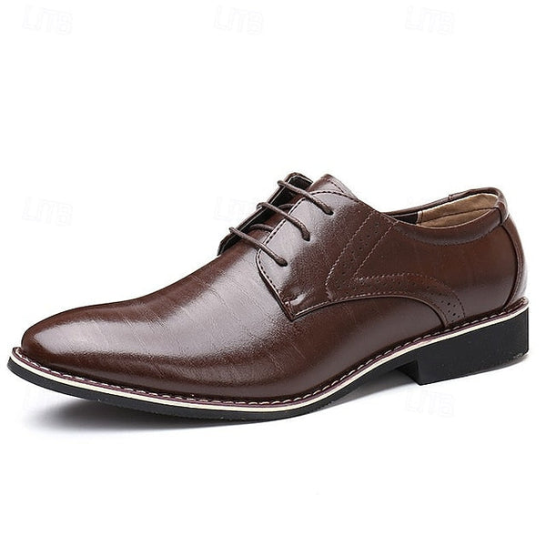 Oxfords Shoes Dress Business Men's Classic Derby FashionChic
