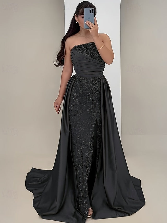 Evening Mermaid Dress A-Line Gown Trumpet / Elegant Formal FashionChic