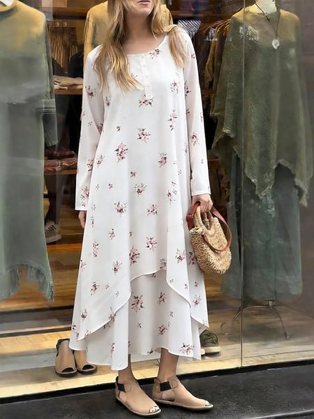 Women's Midi Dress Shift Dress A Line Dress Casual Holiday