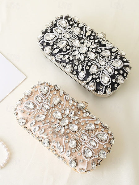 Bag Women's Clutch Crystal-Embellished FashionChic