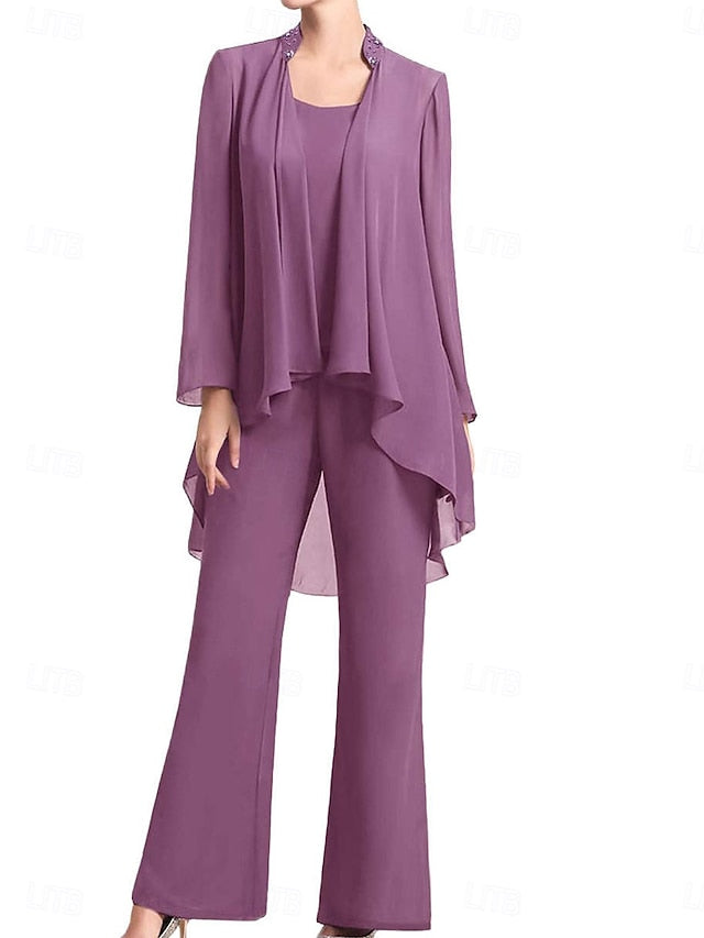 Elegant Simple Guest Bride Mother Dress the Pantsuit Wedding of FashionChic