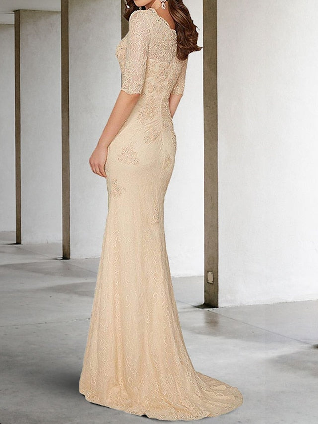 V Wedding of Guest Mermaid Sexy Dress the Mother Plus Bride Size FashionChic