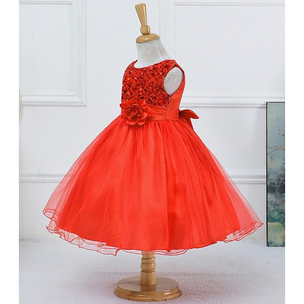 Girl Wedding Flower Party Dress Girls' FashionChic