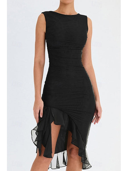 Women's Midi Dress Graduation Dress Cocktail Dress Wedding FashionChic