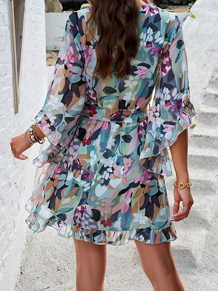 Women's Mini Dress Casual Dress Floral Dress Summer Dress