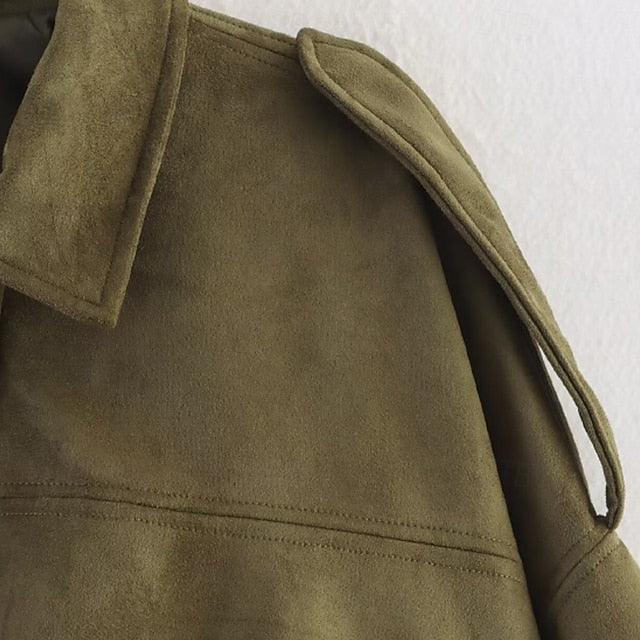 Warm Comfortable Pocket Jacket Women's Zipper Casual FashionChic