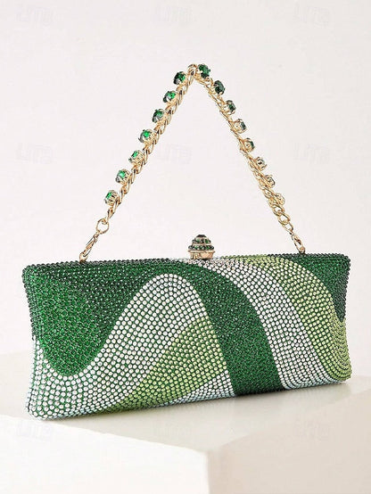 Evening Chain with Clutch Crystal Women's Strap Bag FashionChic