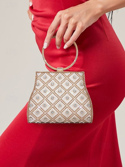 – Embellished Clutch Women's Rhinestone Bag Evening FashionChic