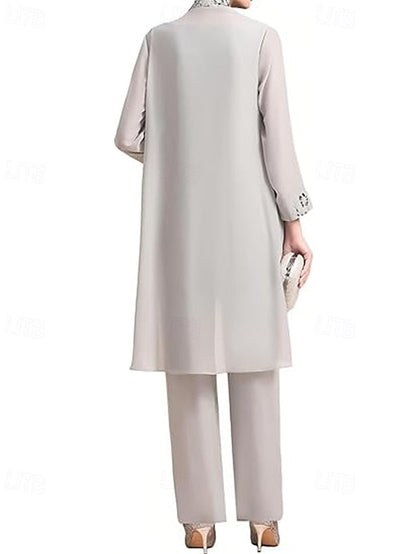 the of Elegant Mother 3 Dress Bride Pantsuit Piece FashionChic