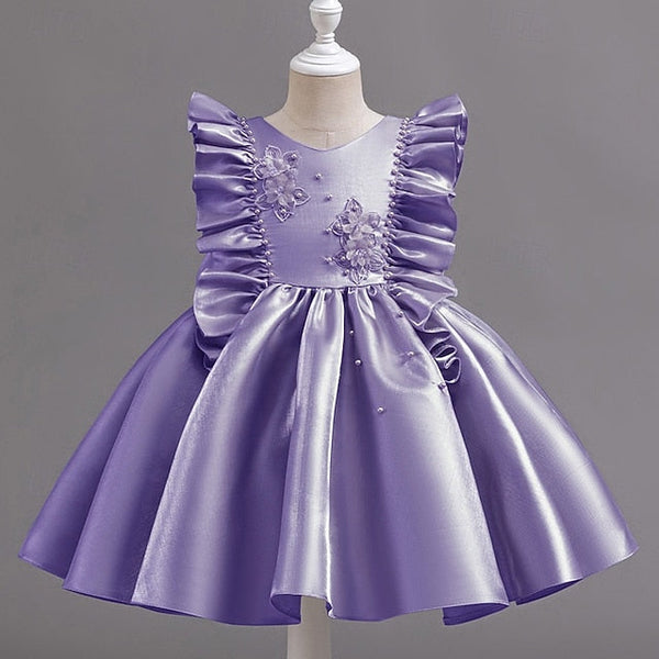 Floral Dress Sleeveless Toddler Wedding Girls' Party FashionChic