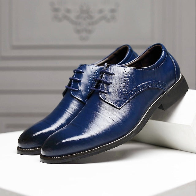 Oxfords Shoes Dress Business Men's Classic Derby FashionChic
