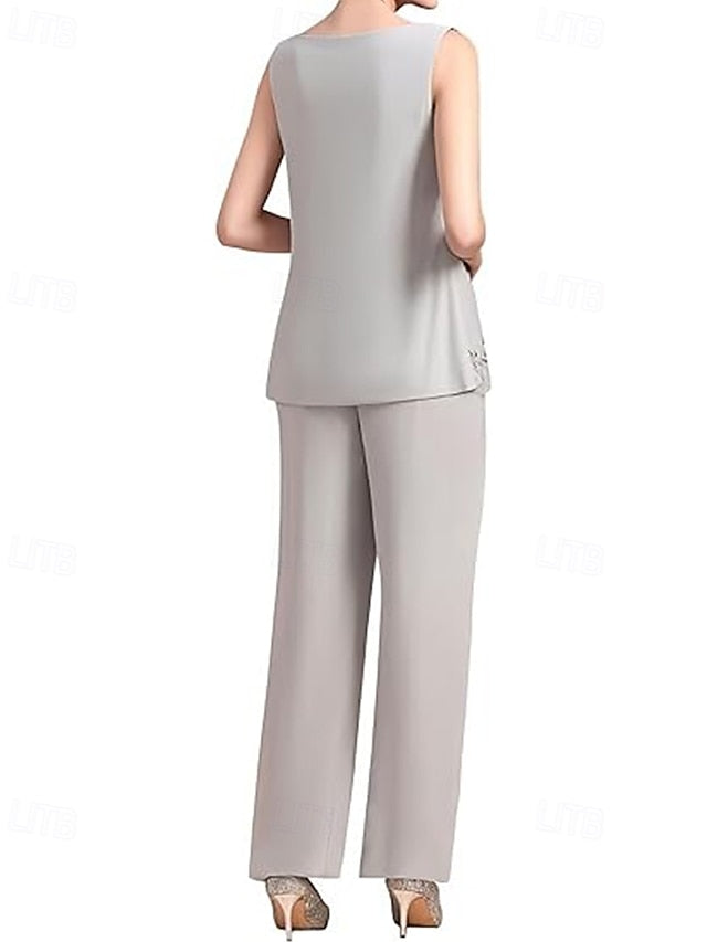 the of Elegant Mother 3 Dress Bride Pantsuit Piece FashionChic