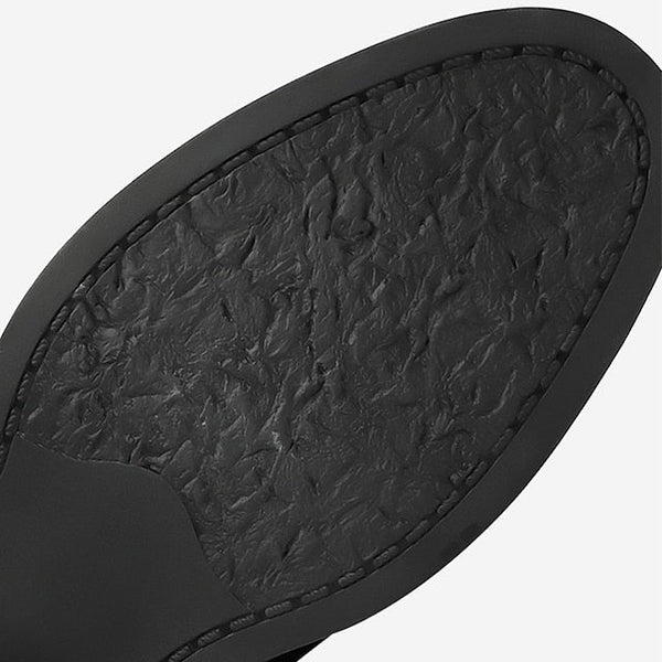 Brogue Leather Crocodile - Brown Men's Shoes Oxford FashionChic