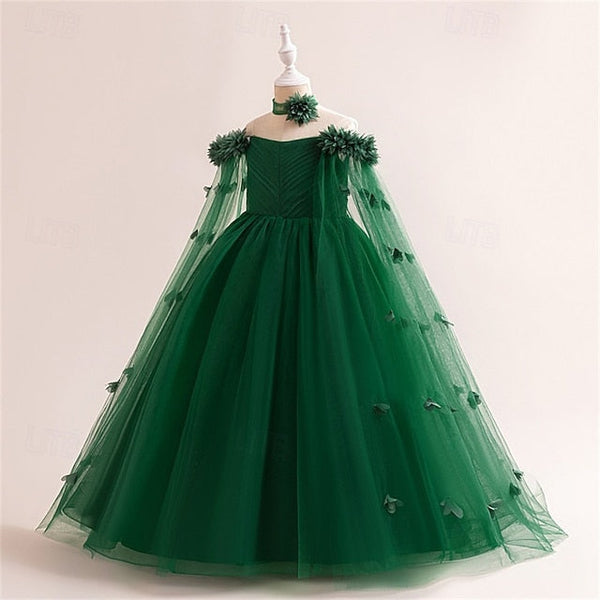 Dress Princess Girl Kid's Girls' Flower FashionChic