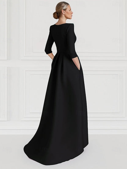 Formal Elegant Wedding Gown Dress Asymmetrical A-Line Evening FashionChic