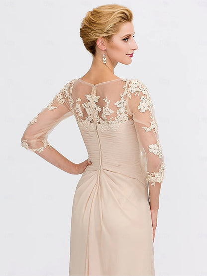 Elegant Guest Mother Dress Size Wedding Bride Plus A-Line of the FashionChic