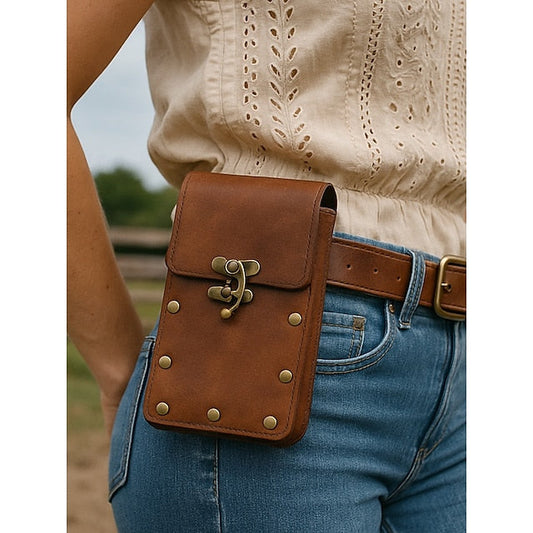 Faux with Leather Western Women's Bag Bohemian Waist FashionChic