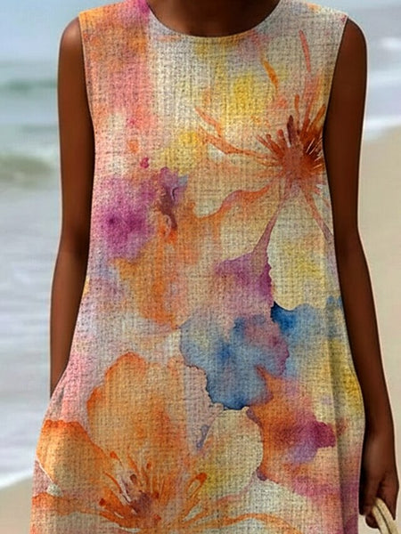 Women's Midi Dress Casual Dress Sundress Shift Dress