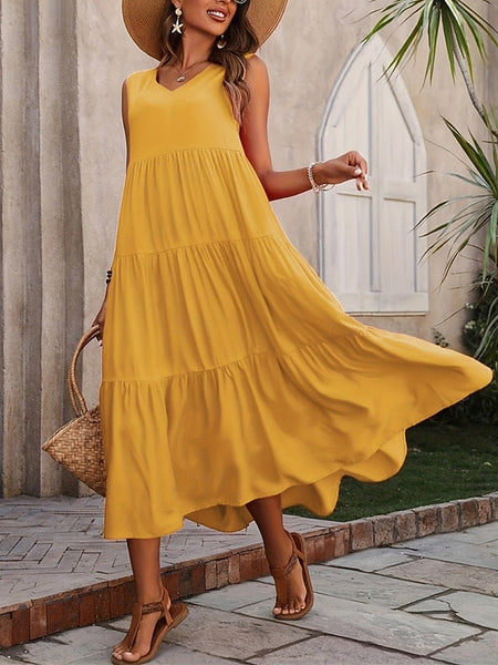 Women's Maxi Dress Casual Dress Swing Dress A Line Dress FashionChic