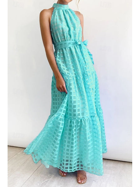 Women's Long Dress Maxi Dress Graduation Dress Halter Neck