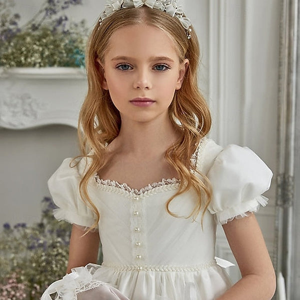 First Flower Girl Dress Party Girls' Communion FashionChic