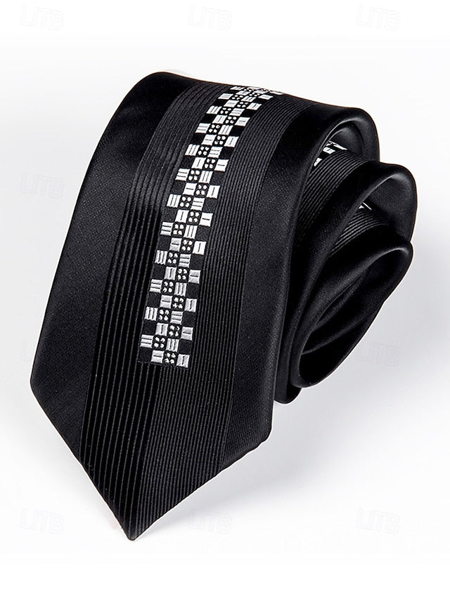6cm Pattern - Men's Narrow Positioning Tie Stripe FashionChic